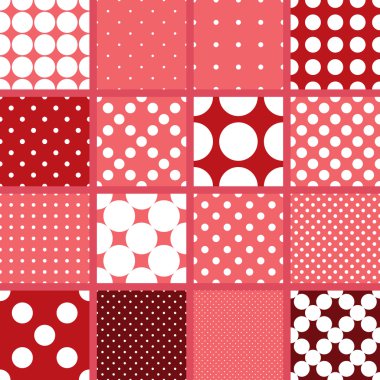 Dikişsiz polka dot arka plan