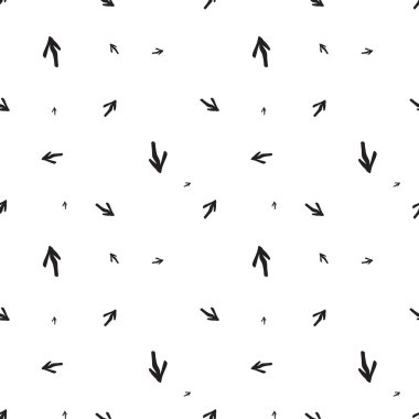 Oklarla monokromatik sorunsuz arka plan