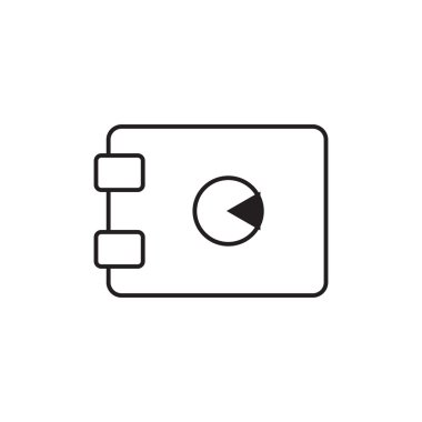 güvenli düz simgesi