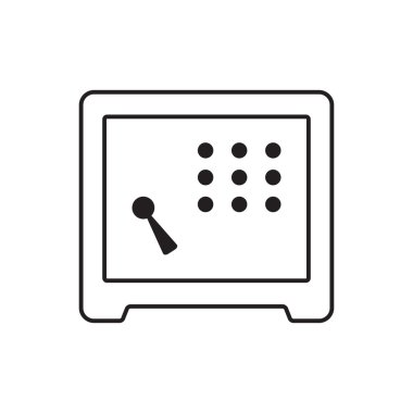 güvenli düz simgesi