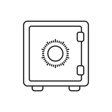 güvenli düz simgesi