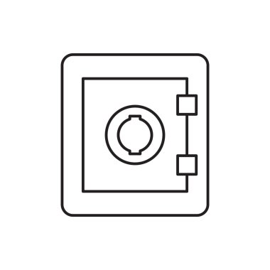 güvenli düz simgesi