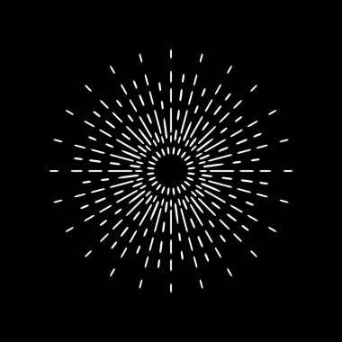  Yıldız patlaması dokuz grafik elemanları ayarla