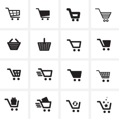  Alışveriş arabası simgesi