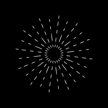  Yıldız patlaması dokuz grafik elemanları ayarla