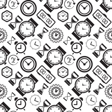 Dikişsiz desen koleksiyonu ile saatler