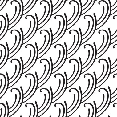 Elle çizilmiş Dikişsiz soyut yaratıcı desen