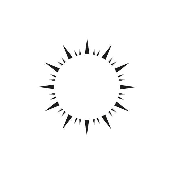 Sonnensymbol. Illustration. — Stockvektor