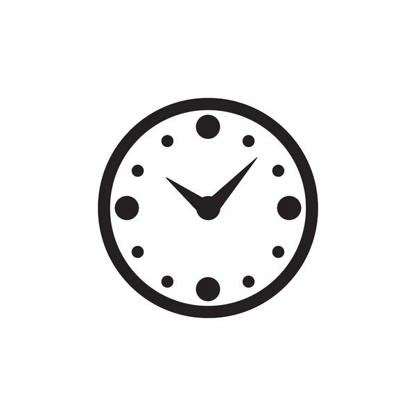 Idő, vagy óra ikon — Stock Vector