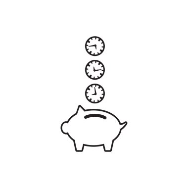 Zaman para kumbara simgesidir.