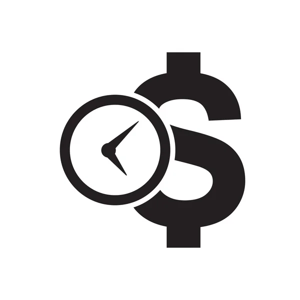 Le temps est argent Concept d'entreprise — Image vectorielle