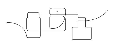 Devamlı parfüm şişesi. El yapımı eau de tuvalet parfümü parfümü, parfüm serisi sanat simgesi, parfüm şişesi ikonu.