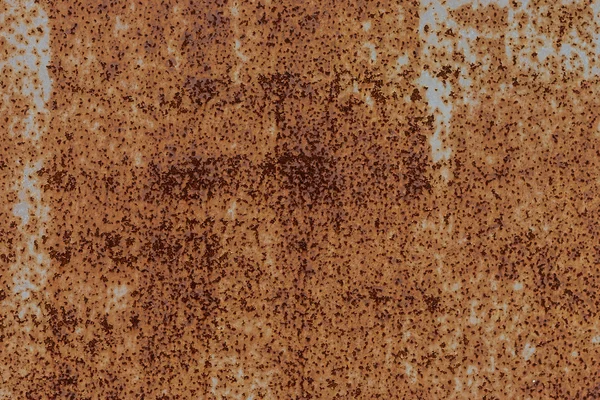 Contexte. La texture de la vieille plaque métallique rouillée avec de la peinture fissurée — Photo