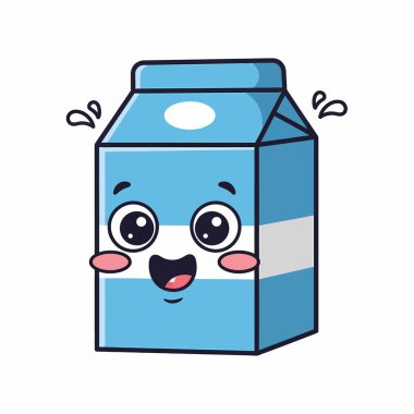 Büyük gözleri, pembe yanakları ve ferahlığı ya da heyecanı gösteren damlacıkları olan, neşeli bir ifadeyle şirin, çizgi film tarzı bir süt kutusu karakteri..