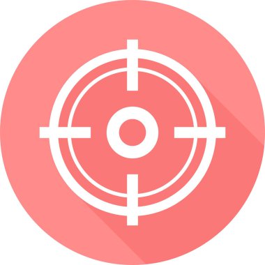 Hedef. Web simgesi basit illüstrasyon