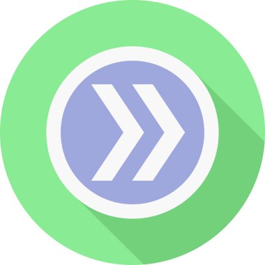 ok simgesinin vektör illüstrasyonu