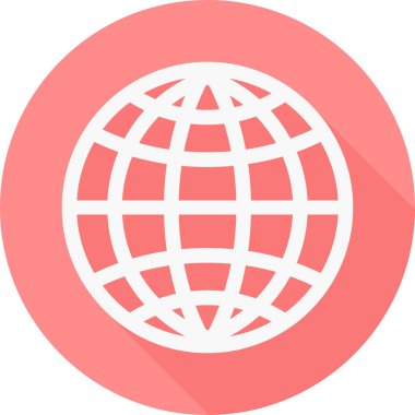 Küre simgesi. Web Tasarım