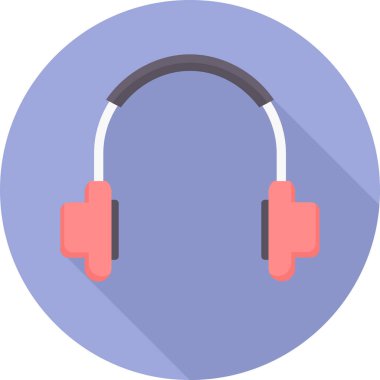 Kulaklık simgesi vektör illüstrasyon tasarımı