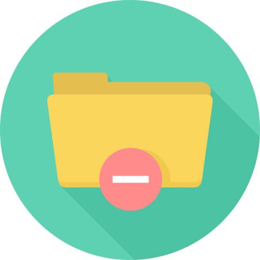 klasör renkli vektör simgesi