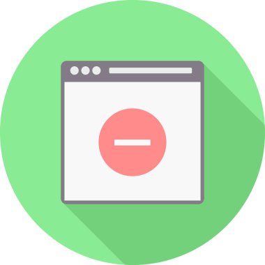 Uyarı simgesinin vektör illüstrasyonu