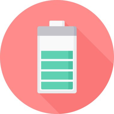 pil simgesi, vektör illüstrasyonu