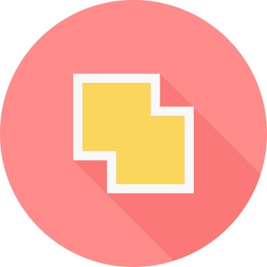 Düz stil kart simgesi