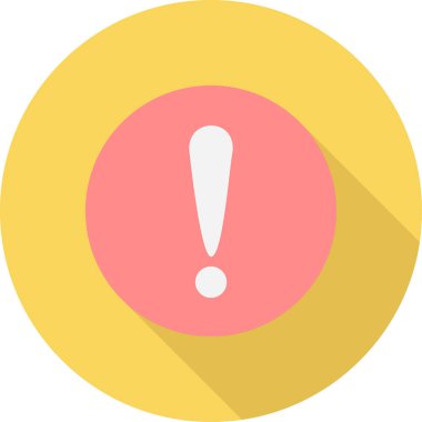 Düz stil alarm bildirme simgesi