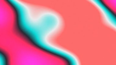 Çerçeve boyunca akan parlak renk dalgaları dizisi düzgün gradyanlar ve ortam görselleri oluşturur