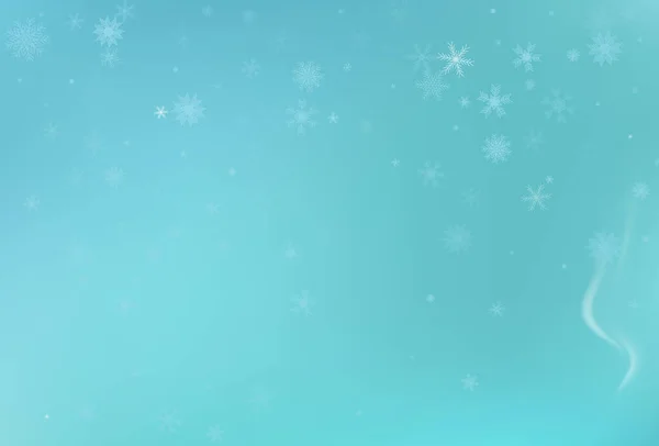 Fondo de Navidad de invierno. Cielo de nieve — Vector de stock