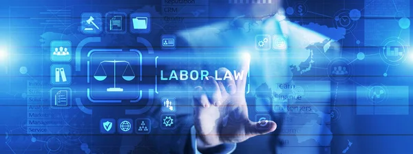 Labor Law Lawyer Legal Business Consulting concept.