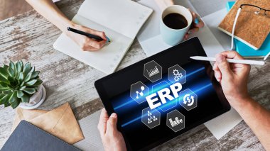 ERP sistemi. Şirket kaynakları planlaması. İş süreci otomasyonu.