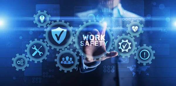Normas de instrução de segurança no trabalho seguro legal tecnologia industrial e conceito de regulamentação. — Fotografia de Stock