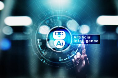 İş ve endüstriyel üretim kavramında yapay zeka, makine öğrenimi, büyük veri analizi ve otomasyon teknolojisi