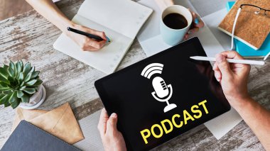 Podcast - ses veya video kayıtları, TV veya radyo yayınları, dersler, konuşmalar ve diğer etkinlikler.