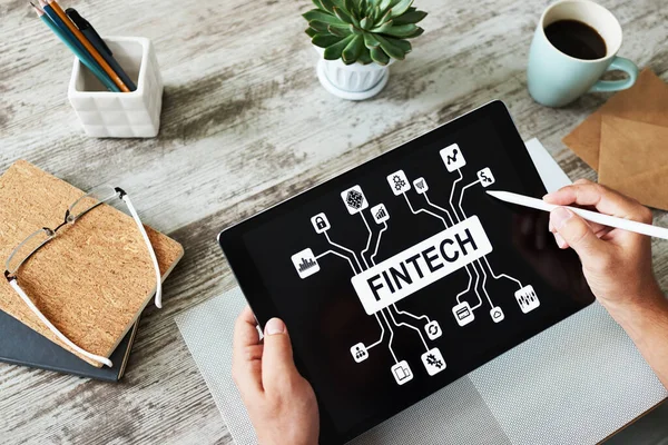 FIntech - Financial technology, internet payment and digital money concept