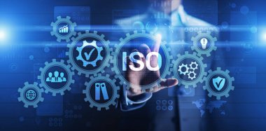 ISO standartları kalite kontrol teminatı garanti iş teknolojisi kavramı