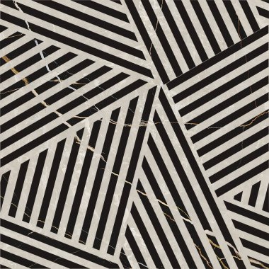 Ev içi veya tekstil için mermerden ve doğal taşlardan yapılmış güzel geometri dekorasyonu. Kusursuz desen retro