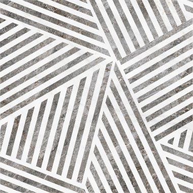 Ev içi veya tekstil için mermerden ve doğal taşlardan yapılmış güzel geometri dekorasyonu. Kusursuz desen retro