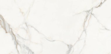 Akan gri damarlar ve derinlik ve hareket yaratan ince altın aksanlarla karakterize edilmiş lüks beyaz mermer bir yüzey. Doku, sofistike ve üst düzey zarafeti, kaliteli iç mekanlar için ideali, beyan duvarları, tezgah üstleri, zemin