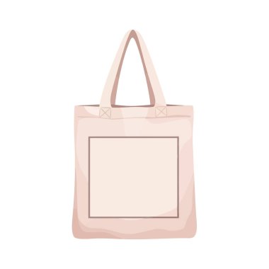 Boş tuval çantası özel tasarım ve markalaşma için hazır.
