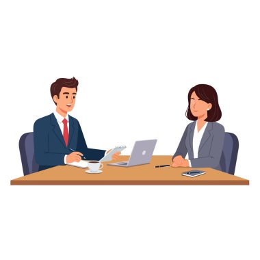 Modern ofis alanındaki projede işbirliği yapan dinamik iş ortakları