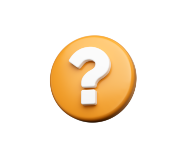 Beyaz soru işareti içeren turuncu dairesel düğme yardım ve soruşturmayı sembolize ediyor. 3d illüstrasyon