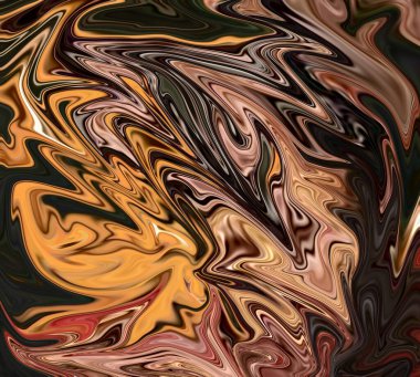 Değişken Soyut Akışkan Sanatı: 124Modern Girdap Doku Arkaplanı