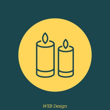 basit mumlar simgesi