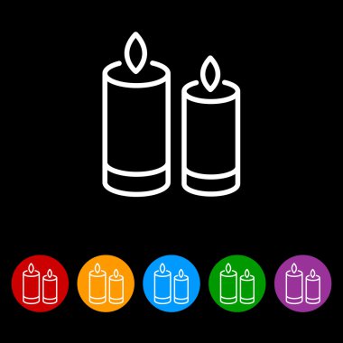 basit mumlar simgesi