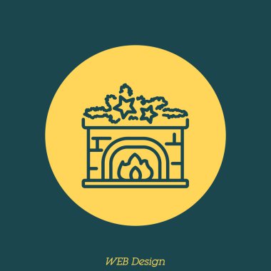 Şömine, Noel süsleri