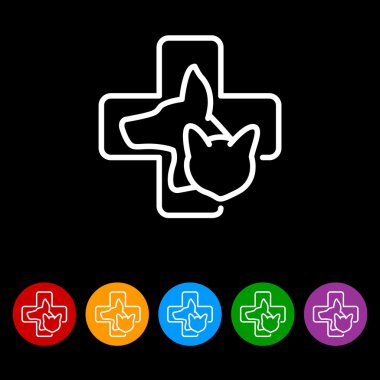 Veteriner ilaçları simgesi.