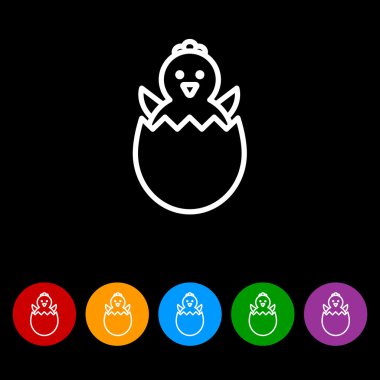 Paskalya tavuk simgesi