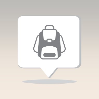 okul sırt çantası simgesini