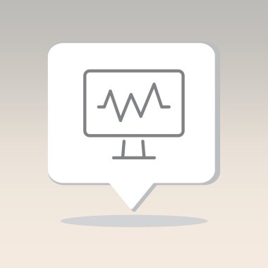 Web satırı simgesi. Darbeli arama izleme.